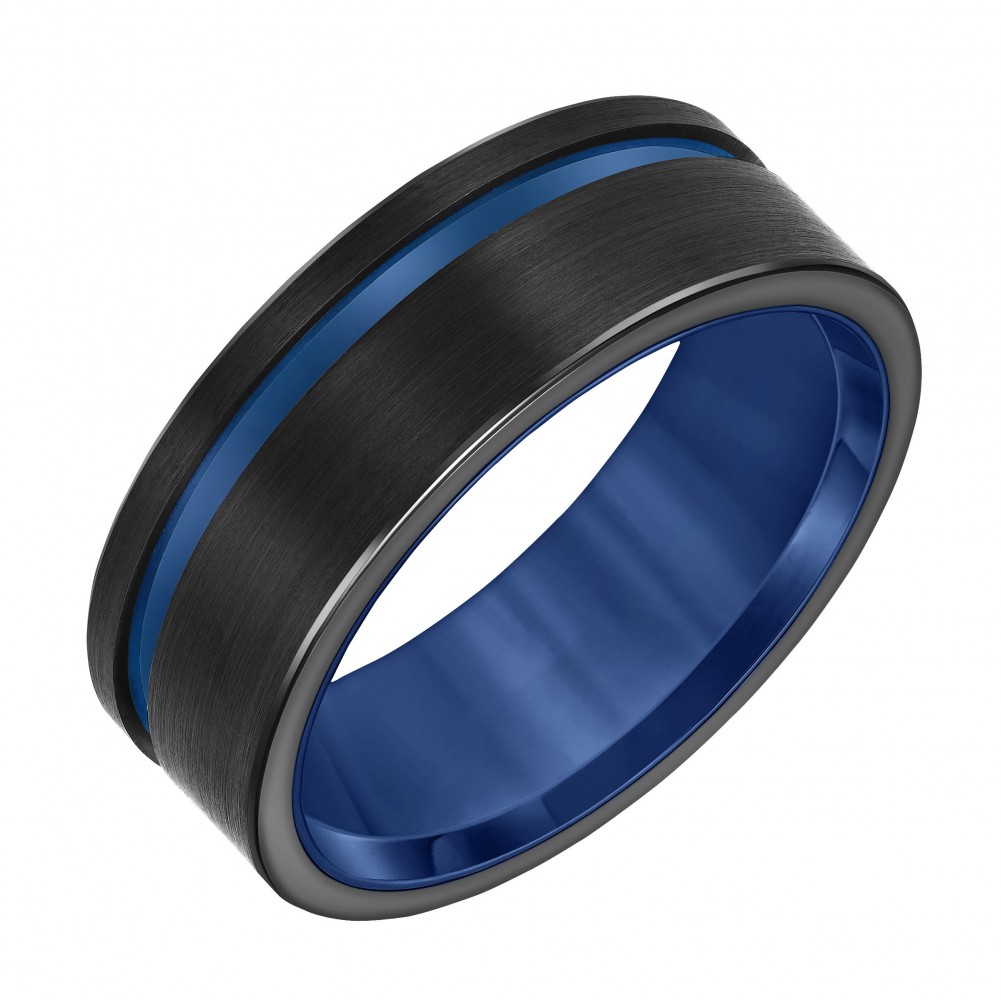 Black Tungsten Carbide Satin Finish Band