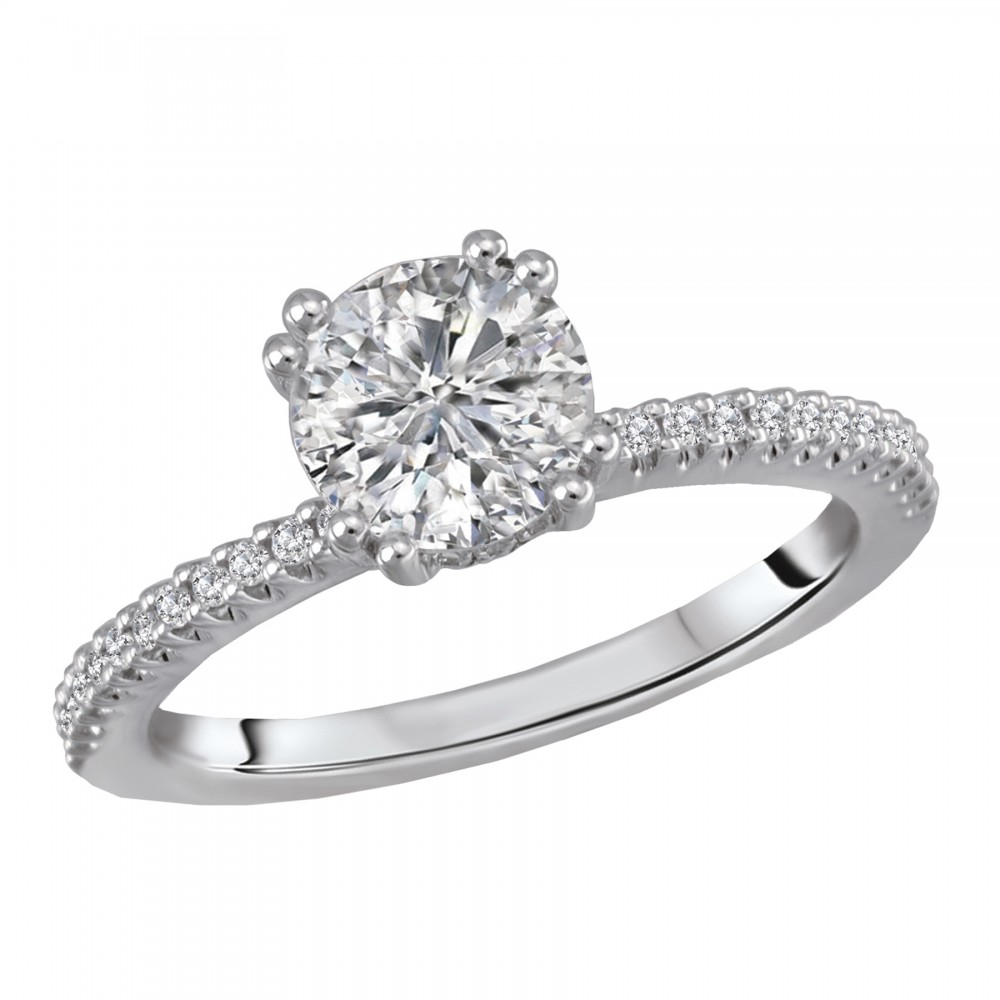 Elegant Classic Diamond Engagement Ring