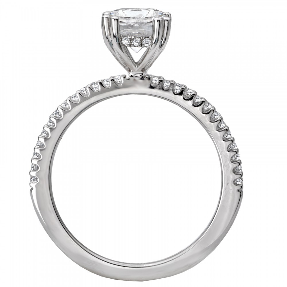 Elegant Classic Diamond Engagement Ring