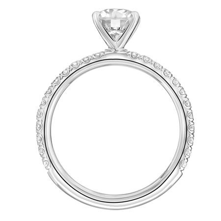 Classic Oval Diamond Engagement Ring