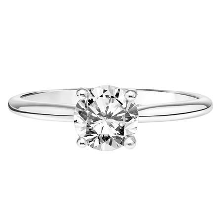 Solitaire Diamond Engagement Ring