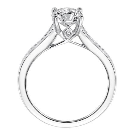 Channel Set Diamond Engagement Ring