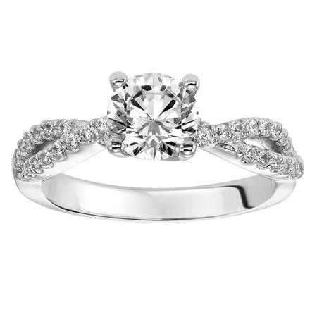 Twist Design Engagement Ring