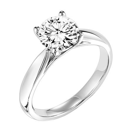 Timeless Diamond Solitaire Engagement Ring