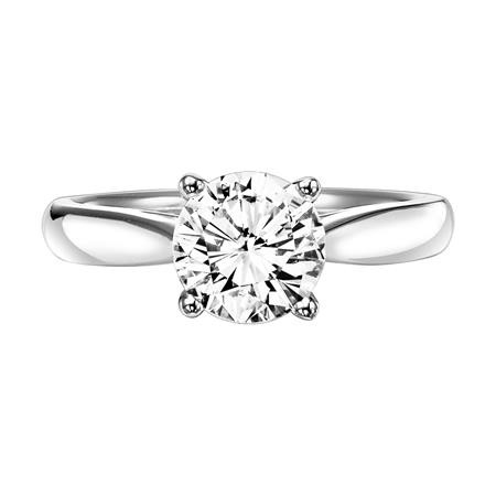 Timeless Diamond Solitaire Engagement Ring