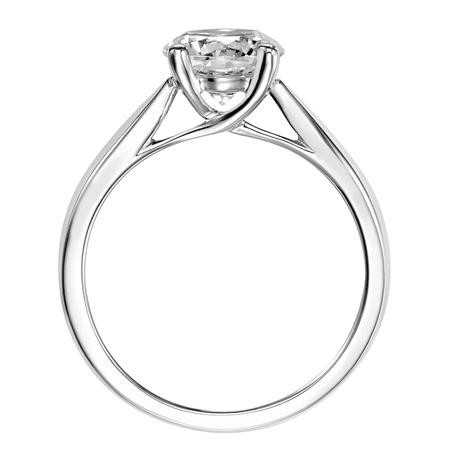 Timeless Diamond Solitaire Engagement Ring