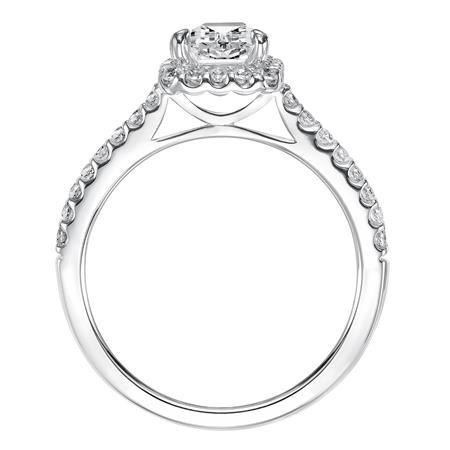 Classic Diamond Engagement Ring with Halo