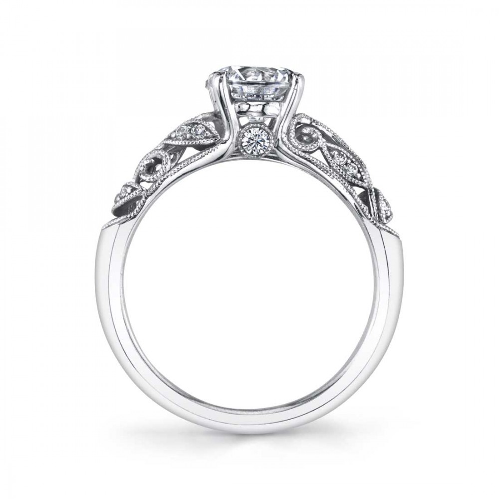 Roial Vintage Style Diamond Engagement Ring