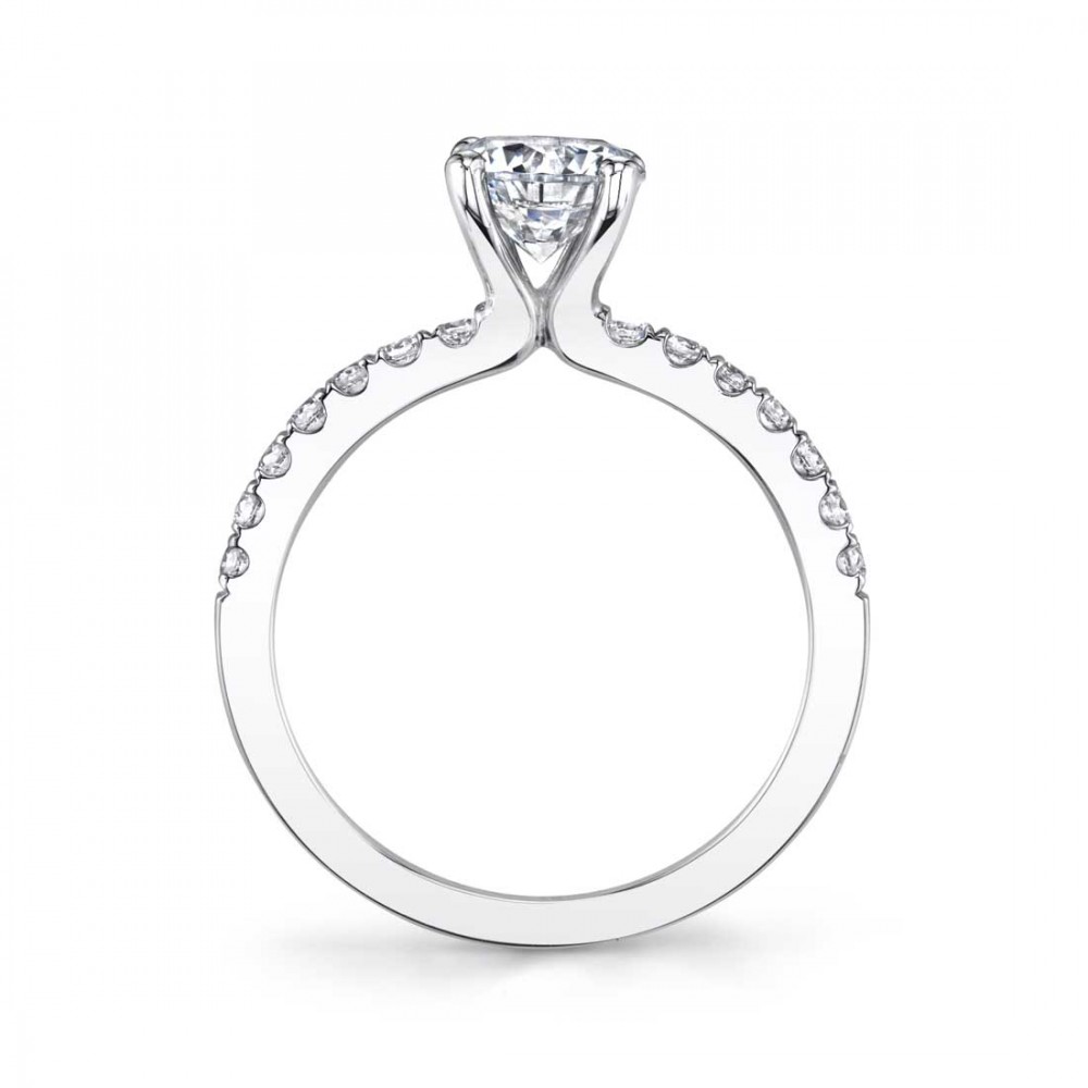 Celeste Oval Diamond Engagement Ring