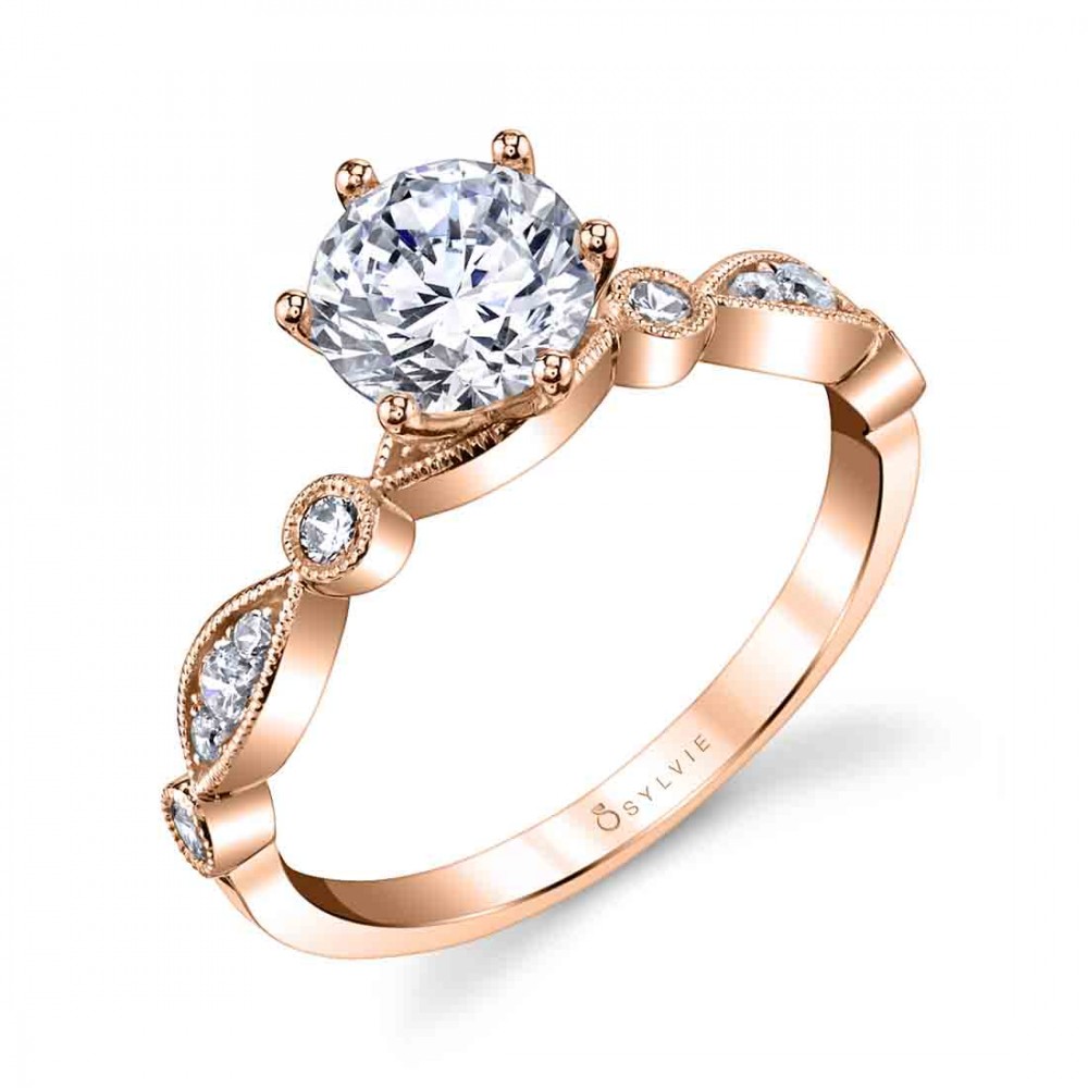 Charmánt Stackable Diamond Engagement Ring
