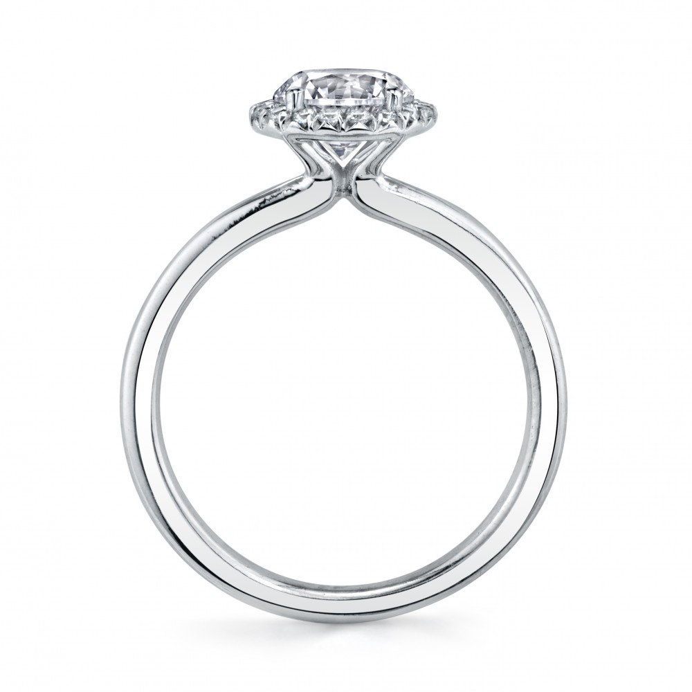 Elsie Classic Round Halo Engagement Ring