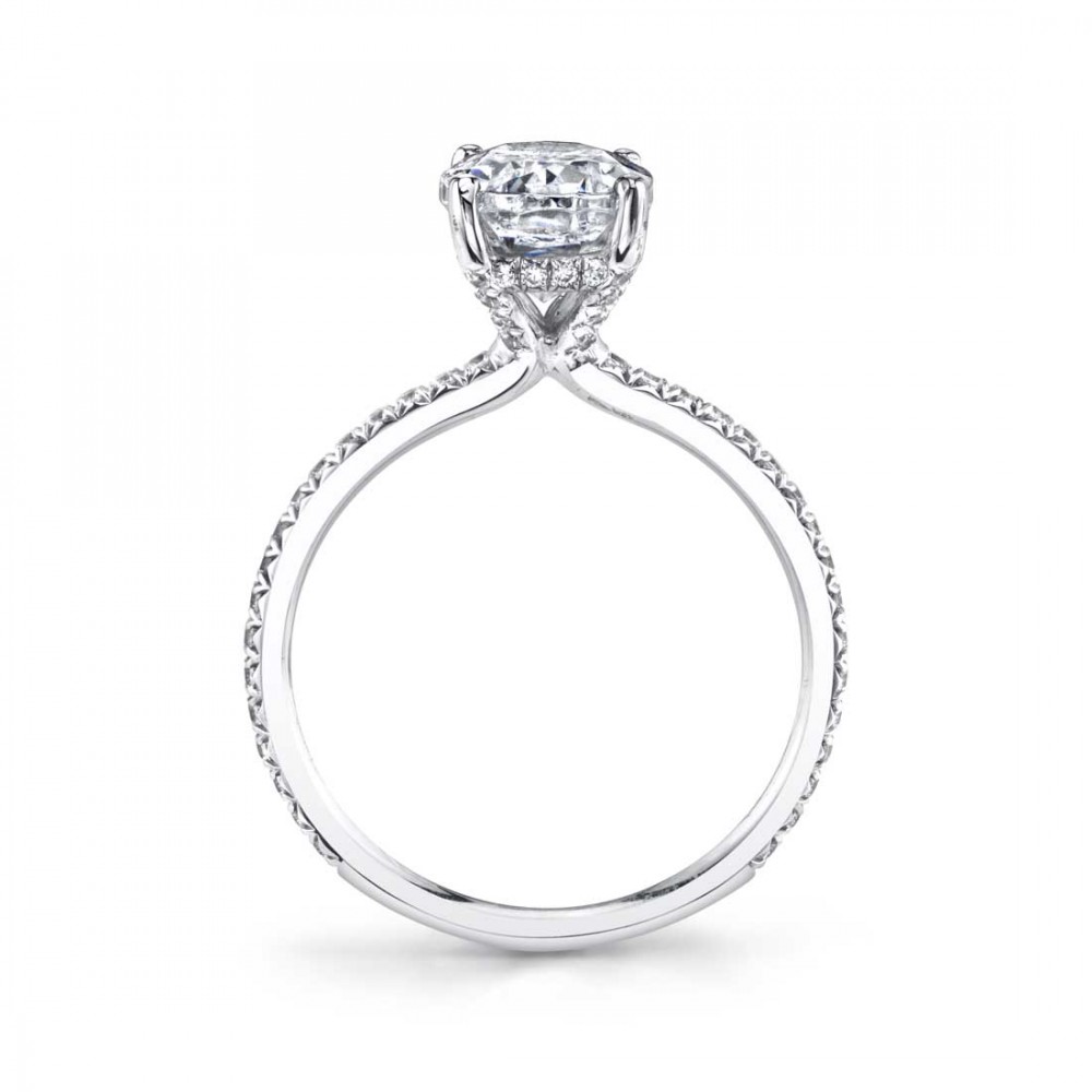 Maryam Classic Round Diamond Engagement Ring