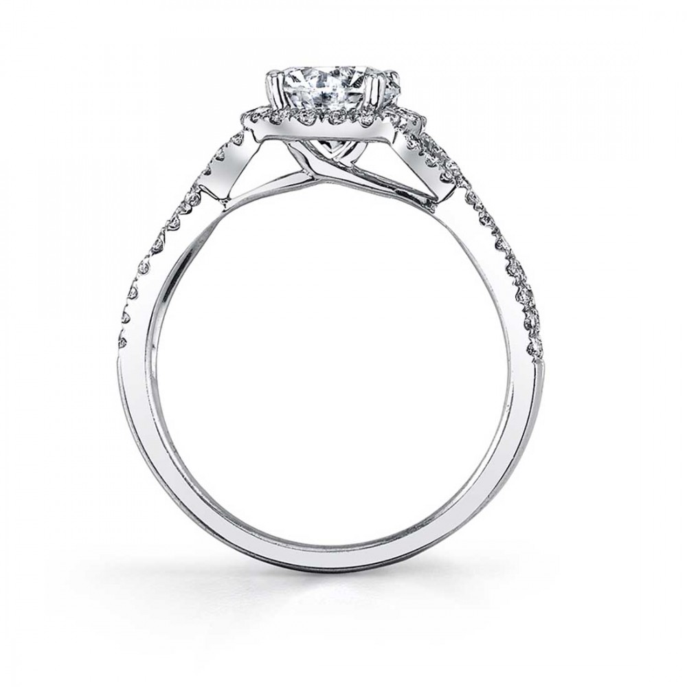 Jocelina Pear Shape Diamond Engagement Ring