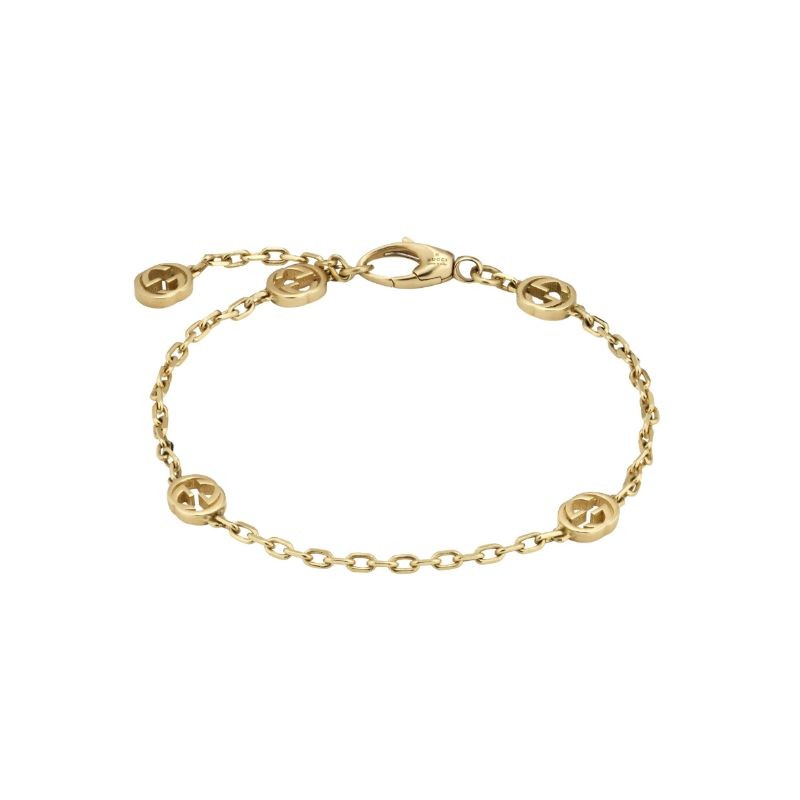 Gucci Interlocking G Bracelet in Yellow Gold