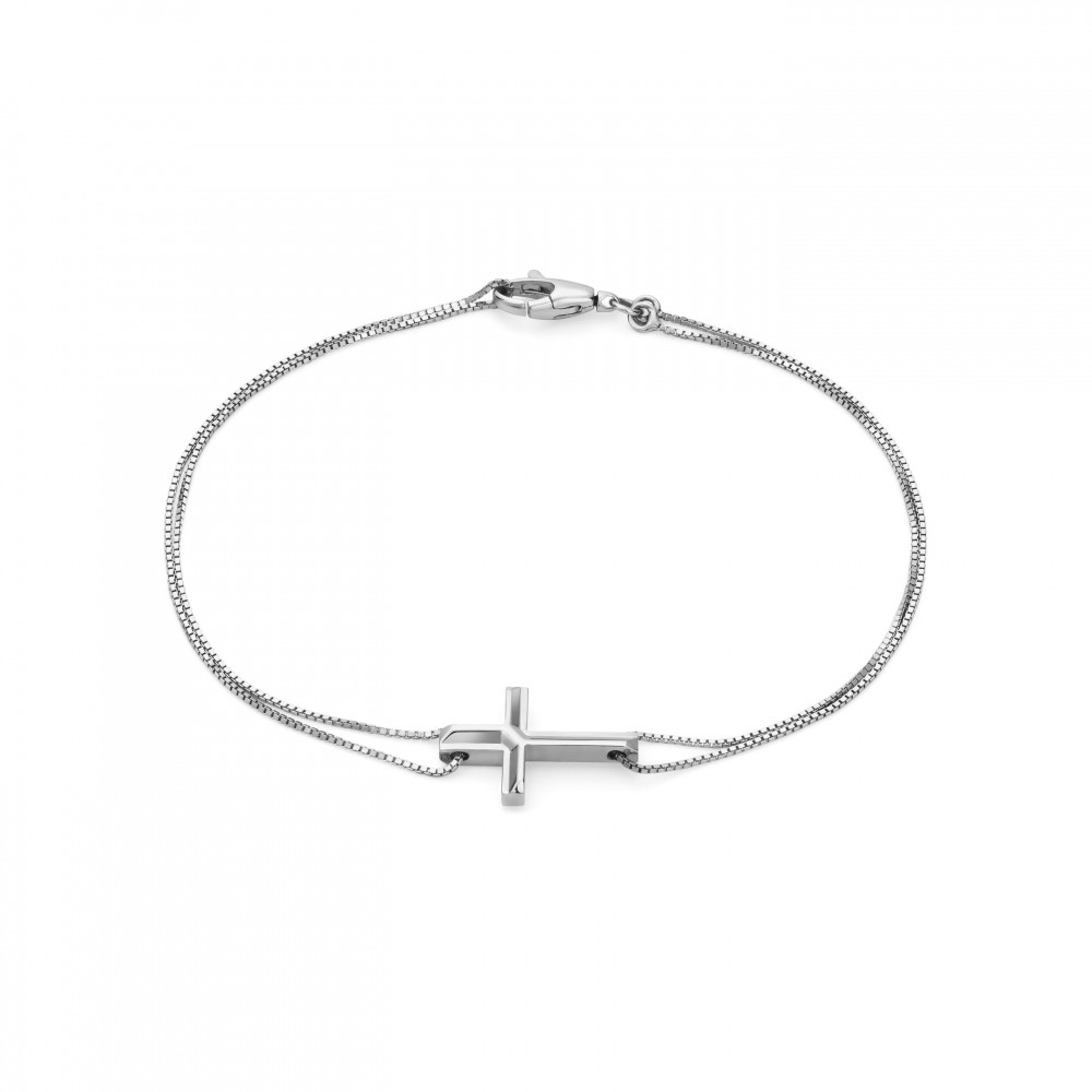 Link to Love Bracelet with Cross Charm