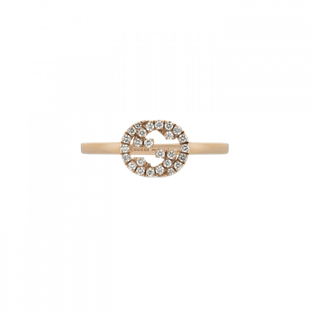 Gucci Interlocking G Diamond Ring