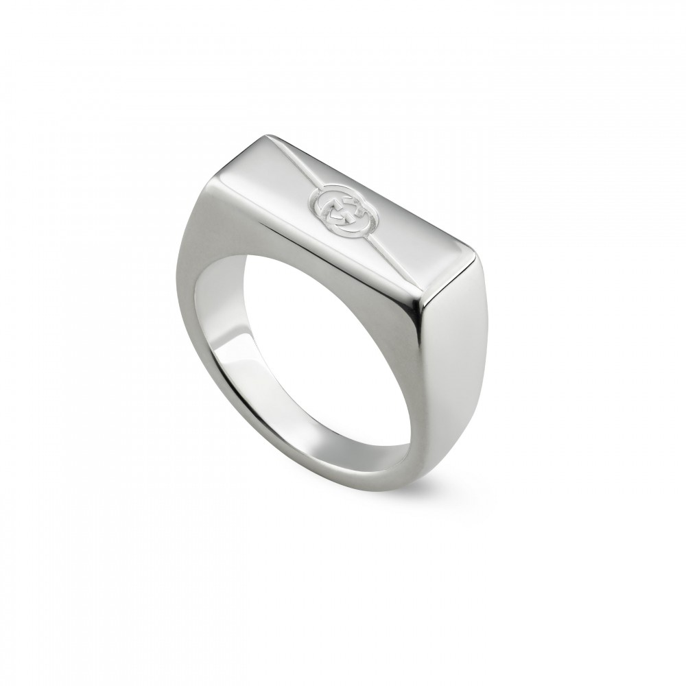 Gucci Tag Ring with Interlocking G Logo