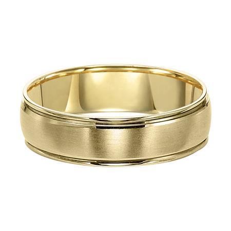 Polenza Gents Wedding Band With Satin Finish