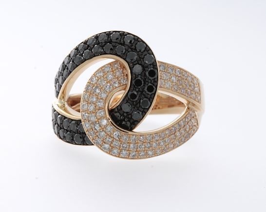 Black and White Diamond Fashion Ring By Effy