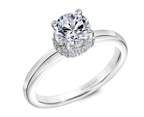 Scott Kay Engagement Ring SK5638 from the Embrace Collection