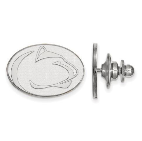 Penn State 14k White Gold Lion Head Lapel Pin