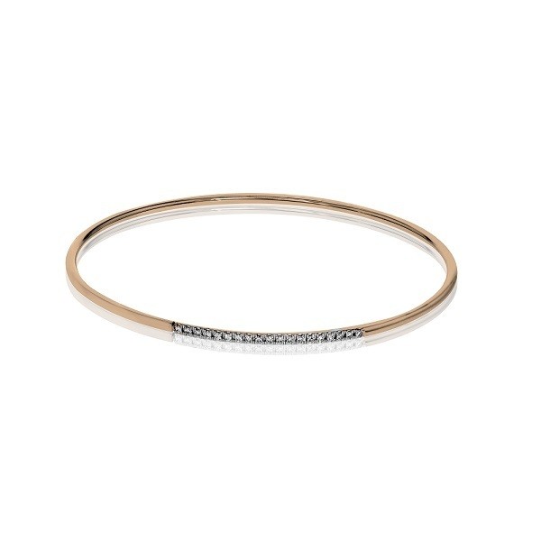 Simon G 18K Rose Gold Diamond Bangle LB2017-R