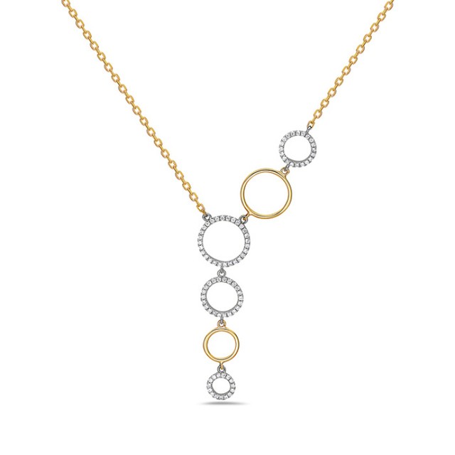 Circle Drop Necklace