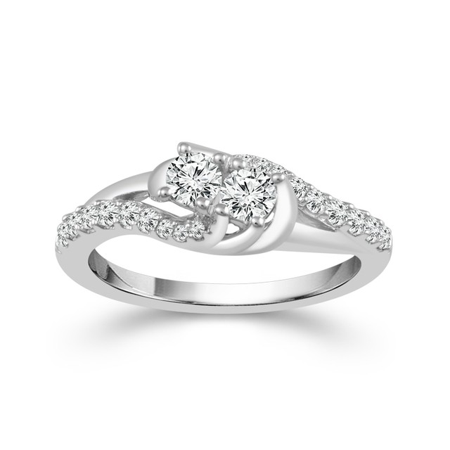 1/2 ct Two Diamond Ring