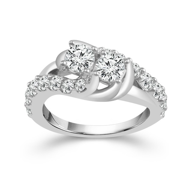 2.05 ct Two Diamond Ring