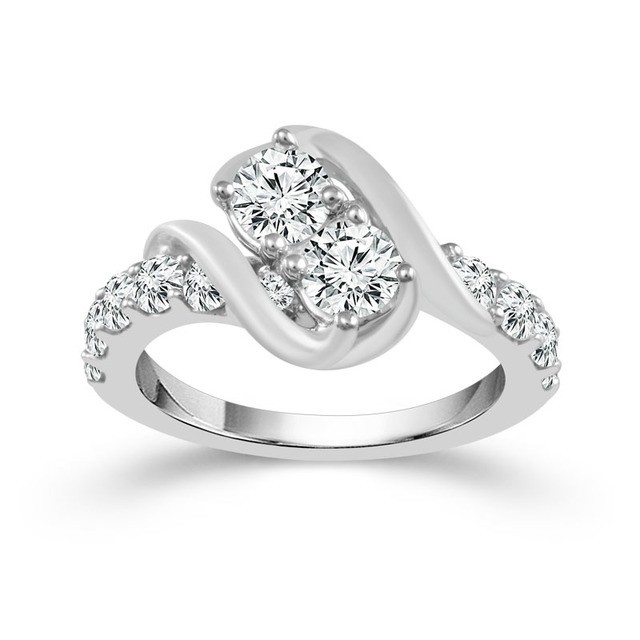 Two Diamond Ring 2 ct
