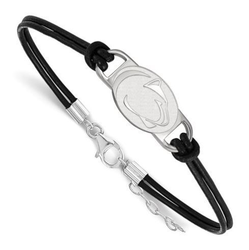 Penn State Leather Lion Head Bracelet