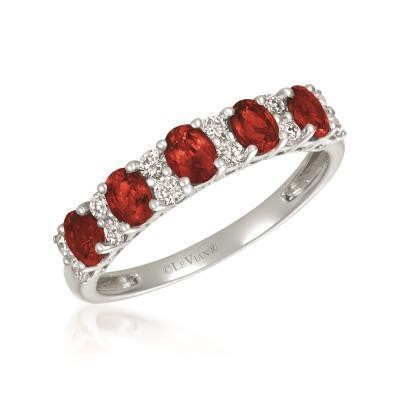 LeVian Passion Ruby and Vanilla Diamond Alternating Band