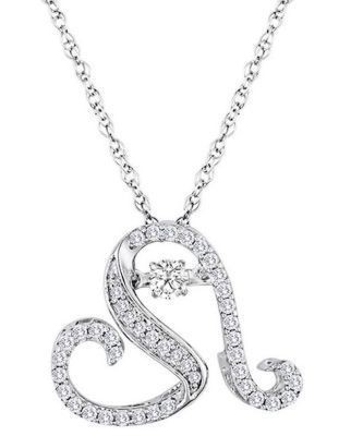 Gorgeous 'Steal Her Heart' Heartbeat Diamond Pendant