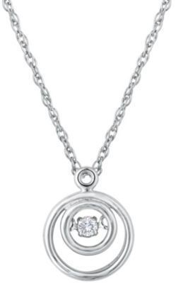 Stylish Heartbeat Diamonds Pendant