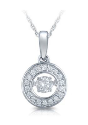 Dazzling Heartbeat Diamonds Fashion Pendant