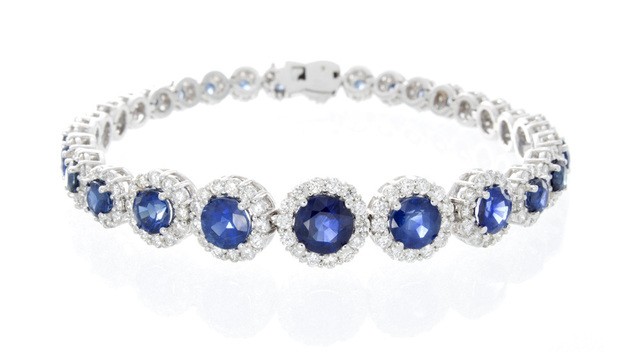 Sapphire and Diamond Bracelet