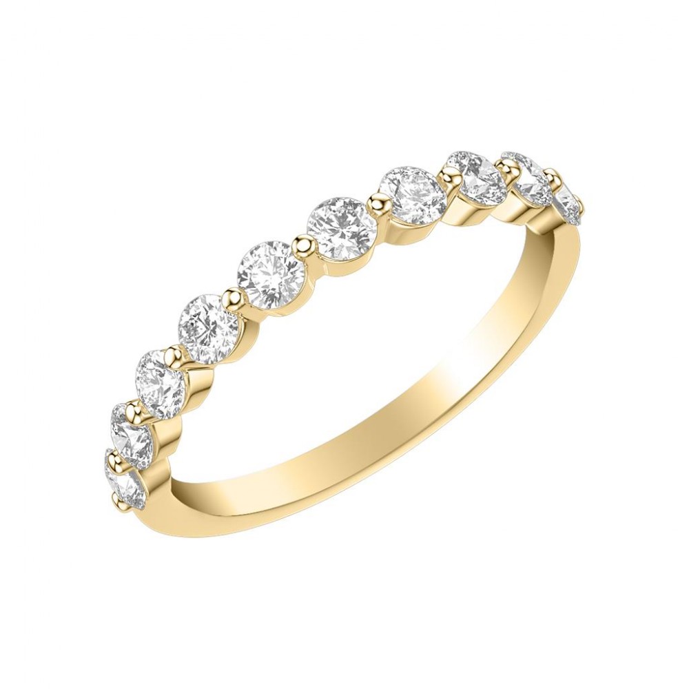 Timeless Shared Prong Diamond Band