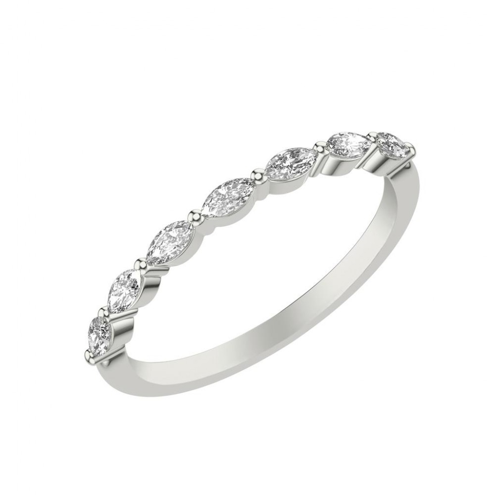Stackable Marquise Diamond Band