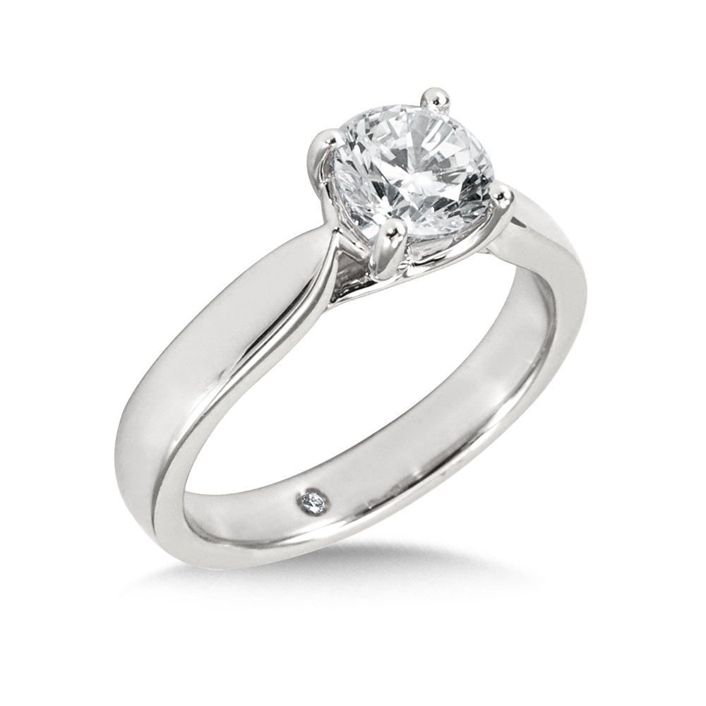 Classic Diamond Solitaire Engagement Ring
