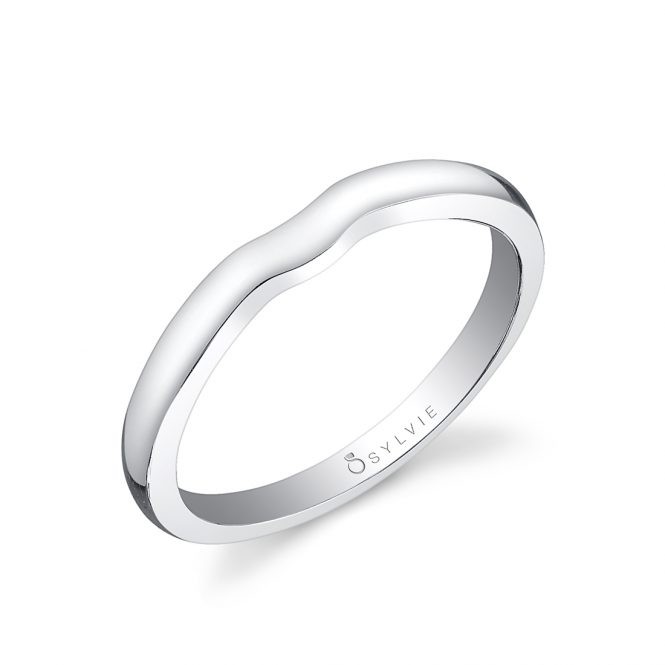 High Polish Wedding Band