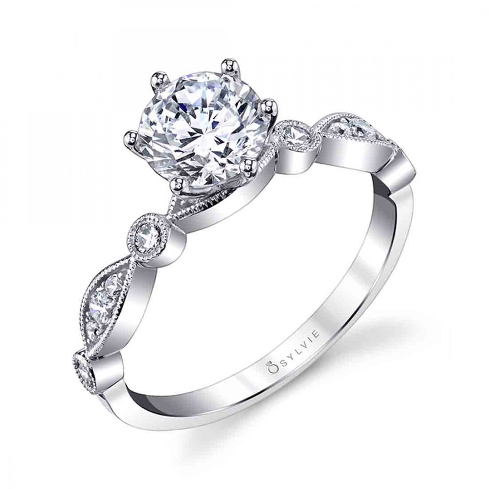 Charmánt Stackable Diamond Engagement Ring