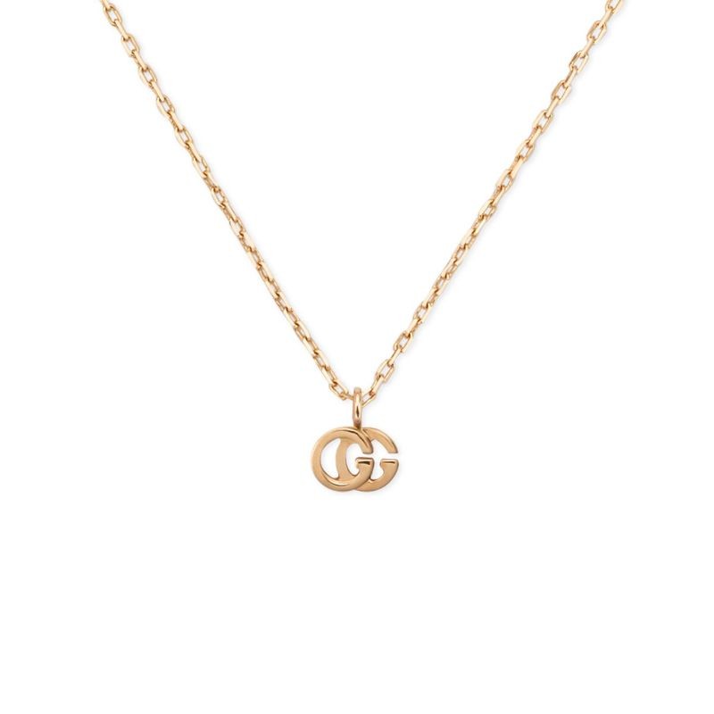 Gucci Running Pendant in Pink Gold