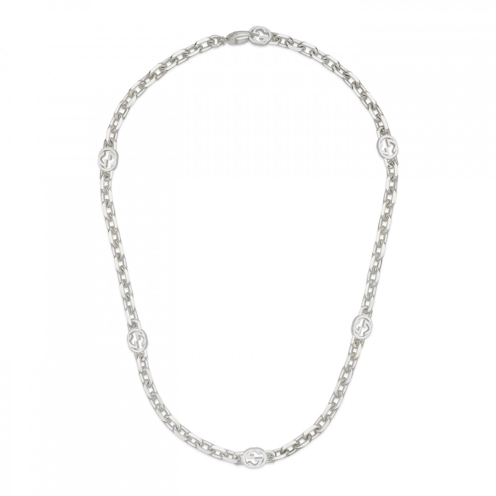 Gucci Shiny Interlocking G Logo Necklace