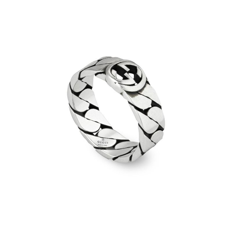 Gucci Interlocking G Gourmette  Ring