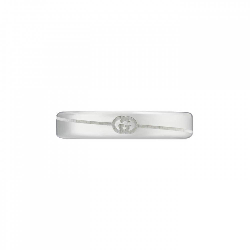 Gucci Ring Interlocking G Logo 4mm Band