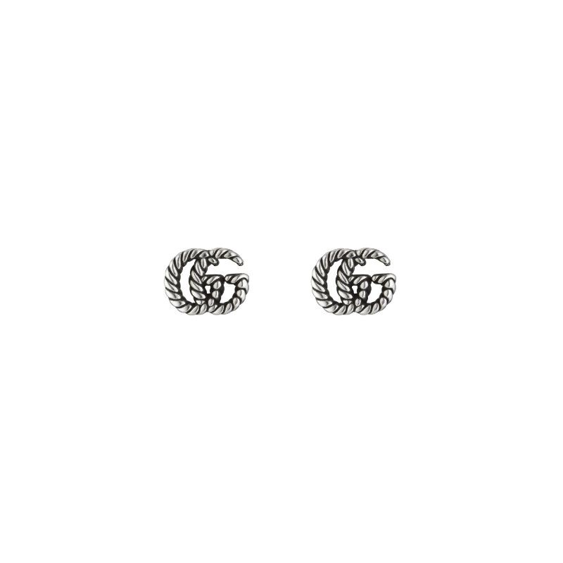 Gucci GG Marmont Earrings with Rope Detail