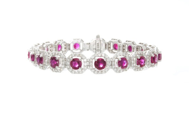 Ruby and Diamond Bracelet