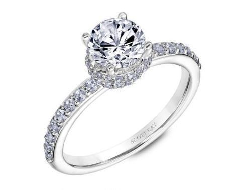 Scott Kay Engagement Ring SK5639 from the Embrace Collection