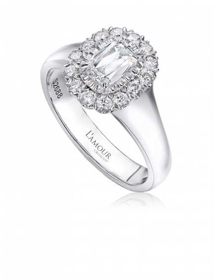 Christopher Designs L107F-050 Engagement Ring