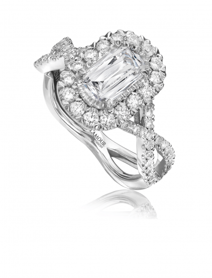 Christopher Designs L'Amour L193-075 Engagement Ring